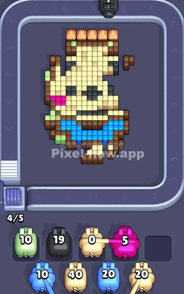 Pixel Flow Level 148 Solution 2