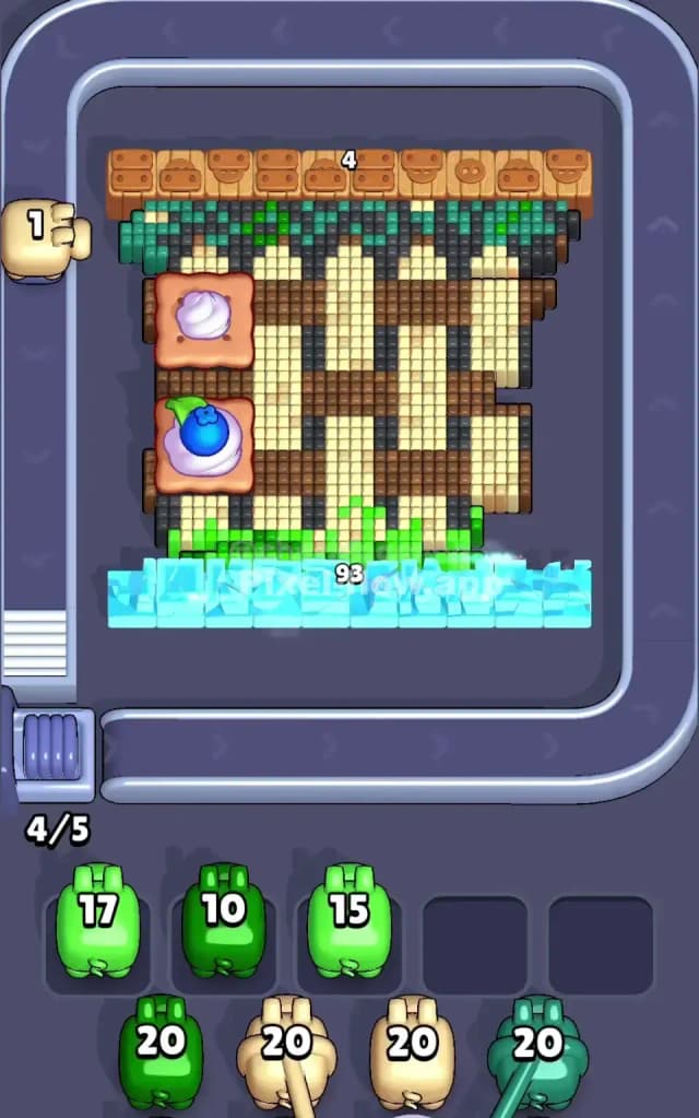 Pixel Flow Level 671 Solution 1