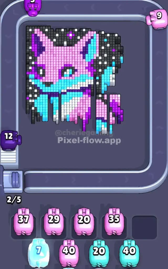 Pixel Flow Level 419 Solution 2