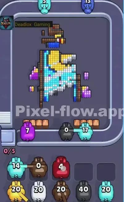 Pixel Flow Level 484 Solution 2