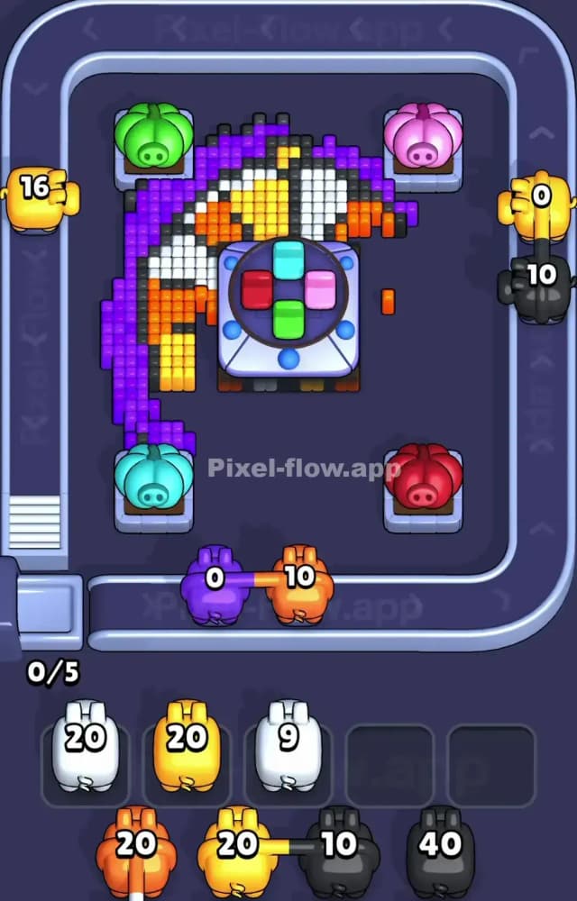 Pixel Flow Level 1300 Solution 2