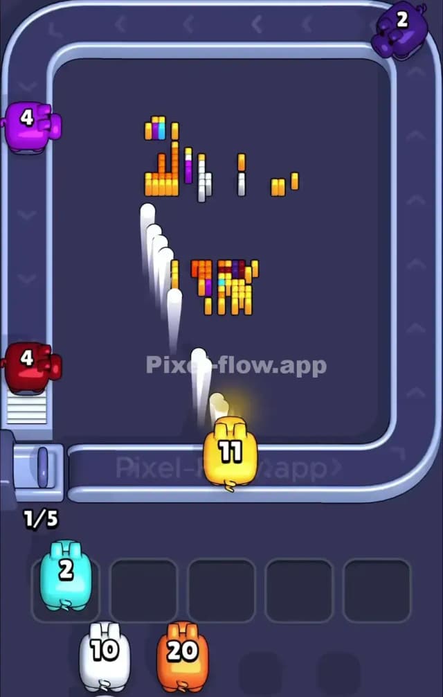 Pixel Flow Level 913 Solution 3