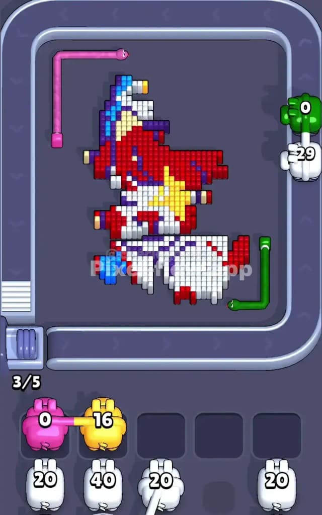 Pixel Flow Level 214 Solution 2