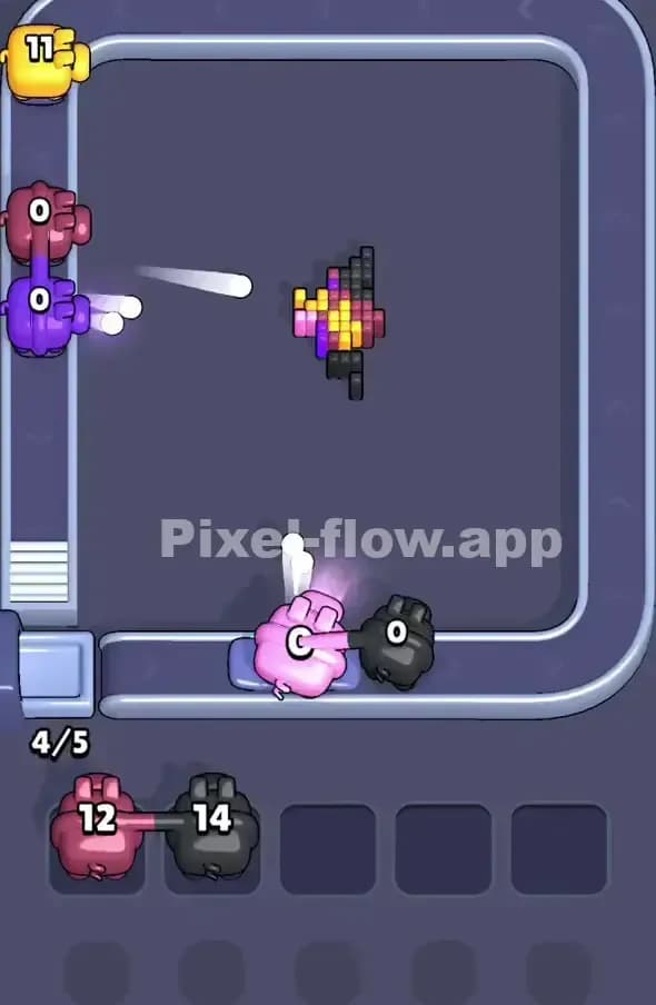 Pixel Flow Level 384 Solution 3