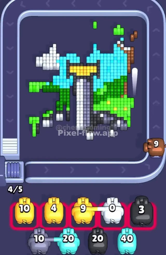 Pixel Flow Level 1906 Solution 2