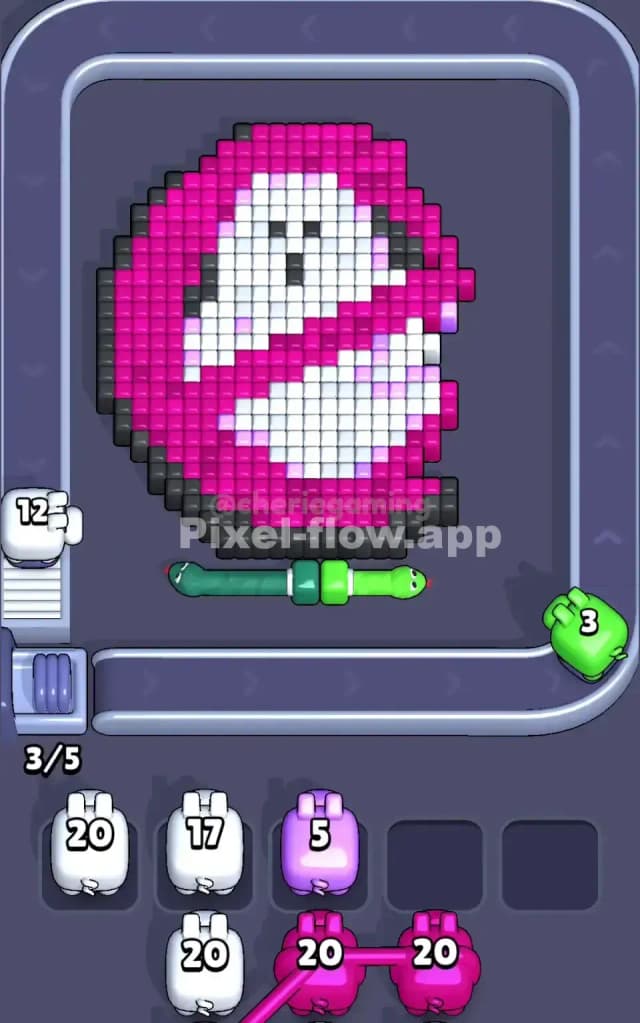 Pixel Flow Level 151 Solution 1