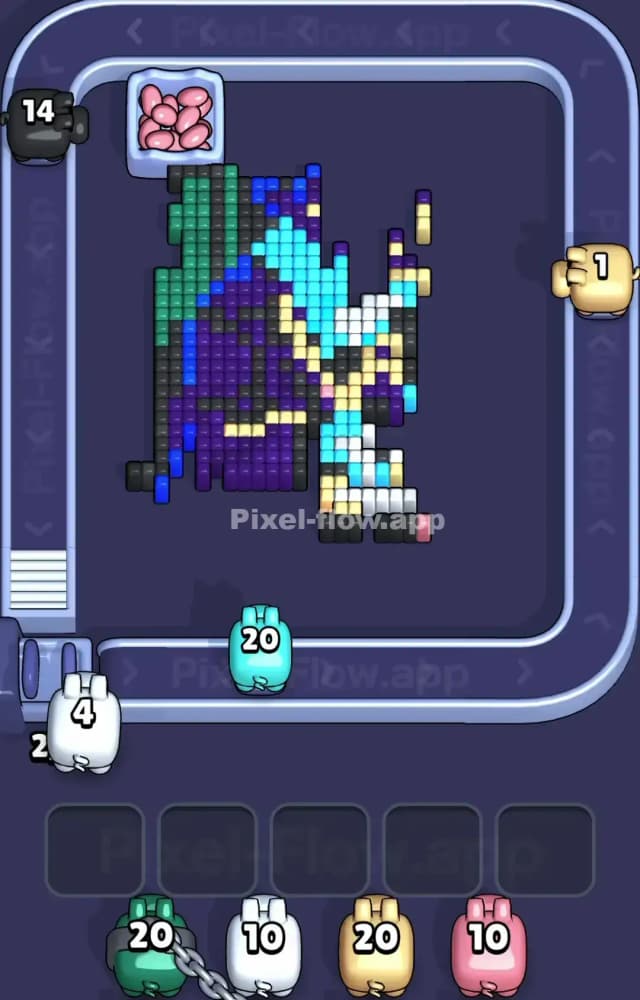 Pixel Flow Level 1281 Solution 1