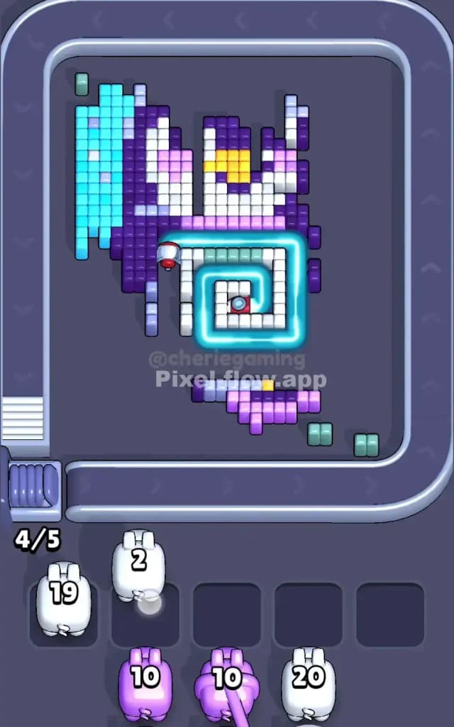 Pixel Flow Level 502 Solution 2