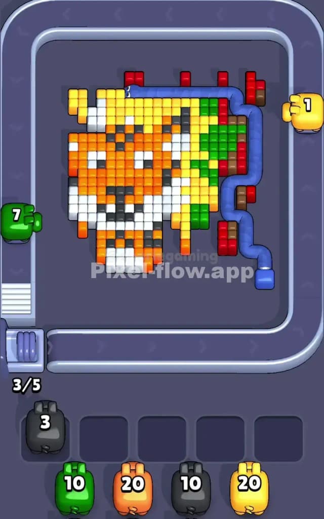 Pixel Flow Level 109 Solution 1