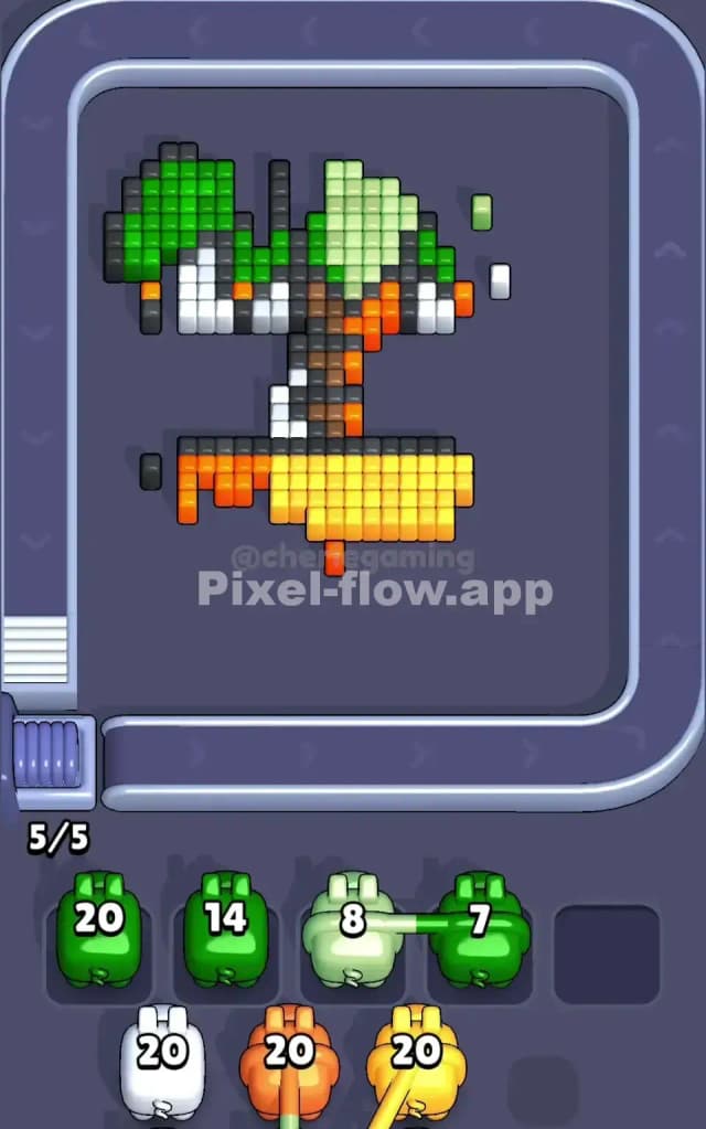 Pixel Flow Level 106 Solution 2