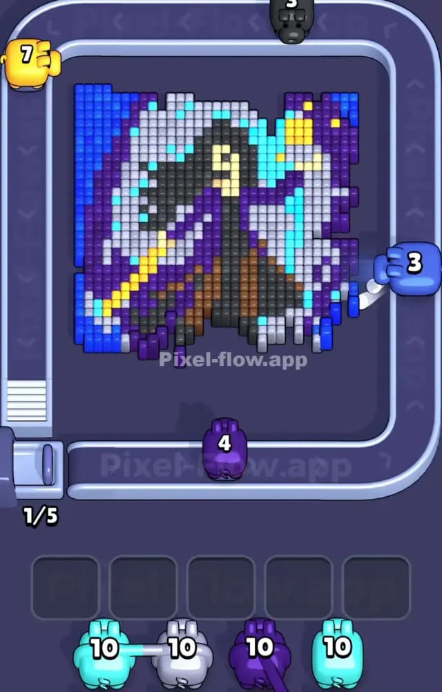 Pixel Flow Level 1094 Solution 2