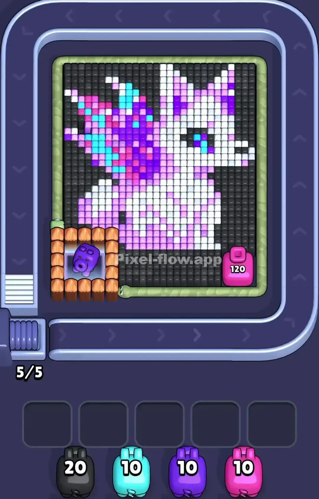 Pixel Flow Level 1130 Screenshot