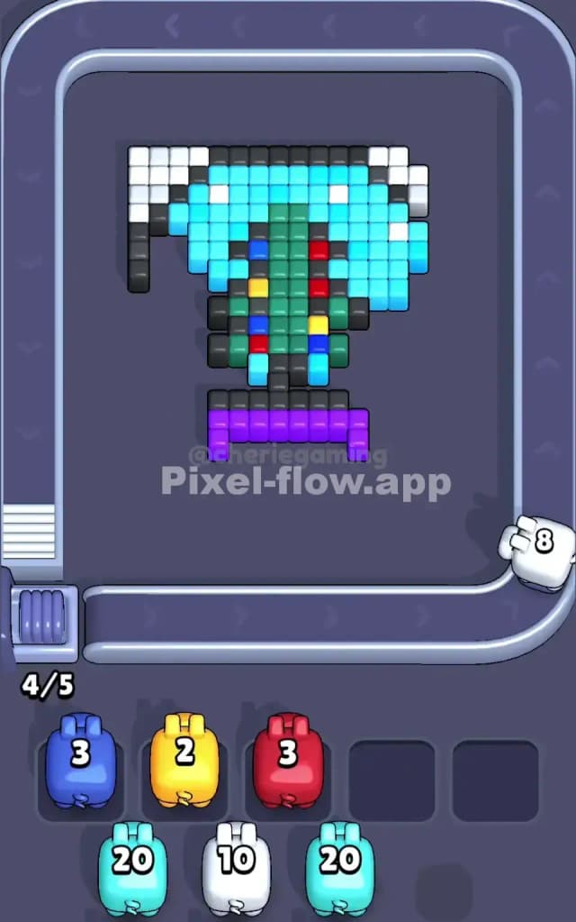 Pixel Flow Level 33 Solution 2