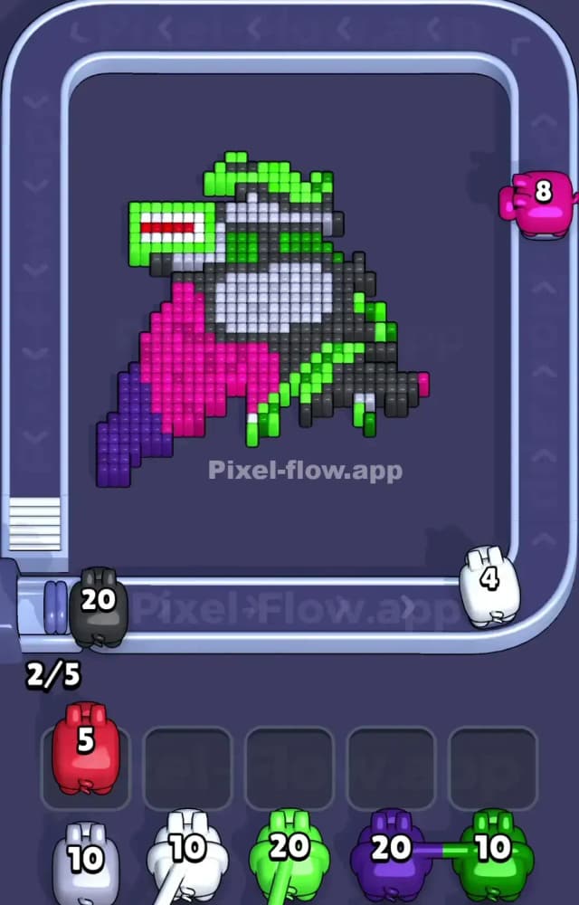 Pixel Flow Level 1056 Solution 2