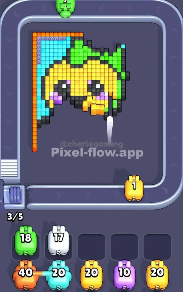 Pixel Flow Level 93 Solution 2