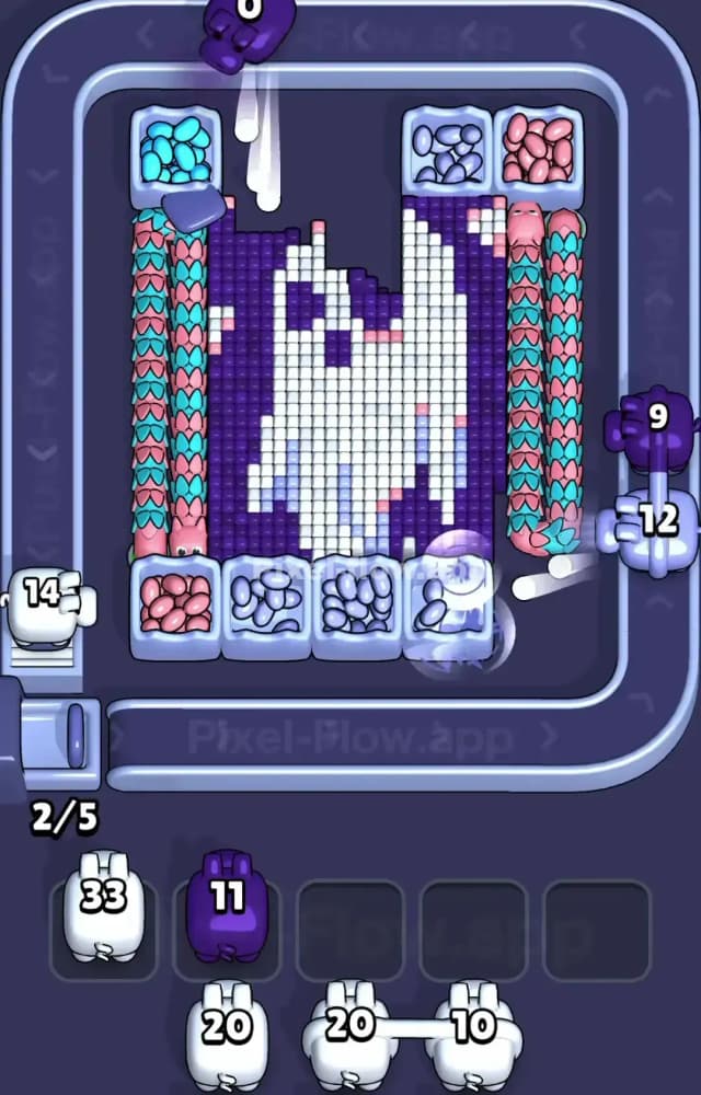 Pixel Flow Level 1289 Solution 1