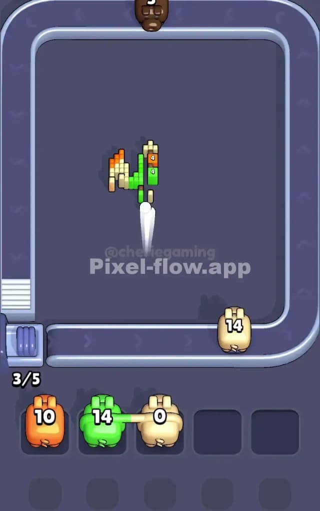 Pixel Flow Level 194 Solution 3