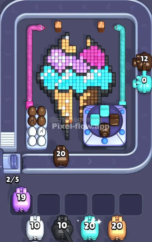 Pixel Flow Level 650 Solution 1