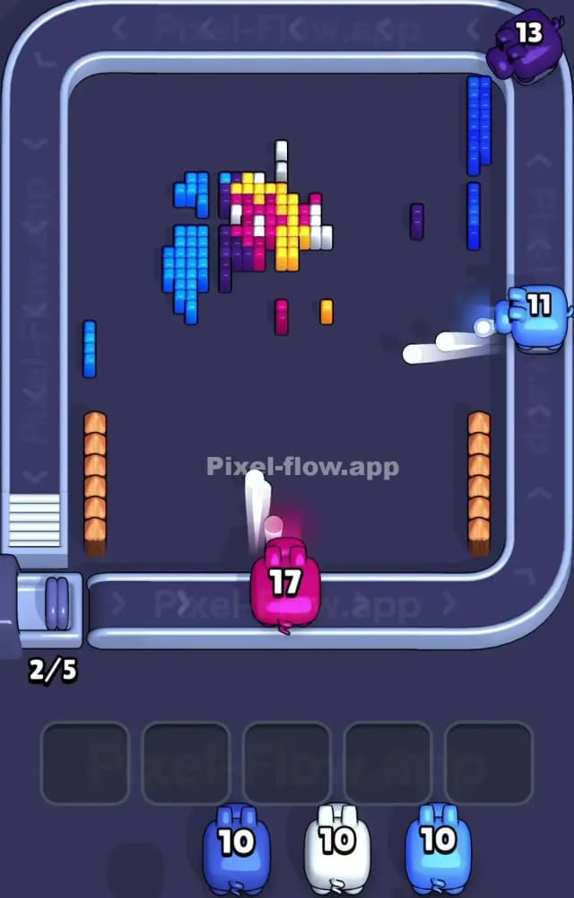 Pixel Flow Level 1270 Solution 3