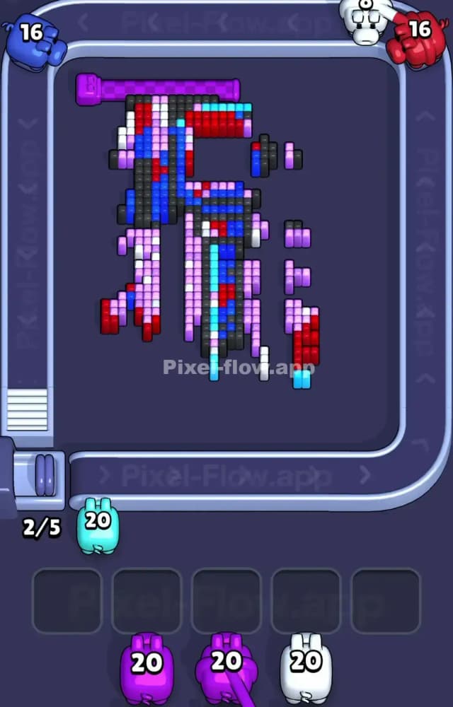 Pixel Flow Level 1302 Solution 2