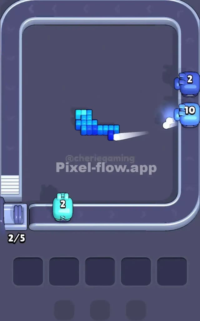 Pixel Flow Level 38 Solution 3