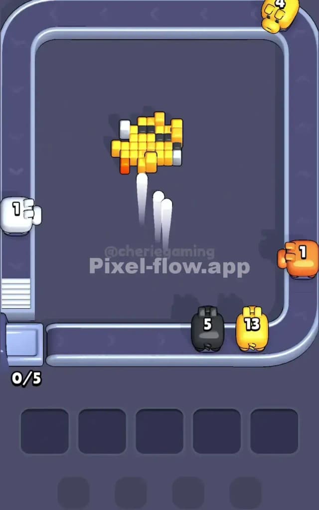 Pixel Flow Level 68 Solution 3