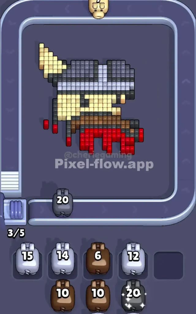 Pixel Flow Level 191 Solution 2
