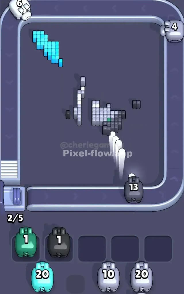 Pixel Flow Level 414 Solution 3