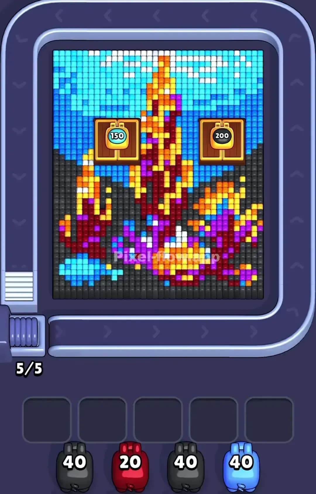 Pixel Flow Level 1163 Screenshot