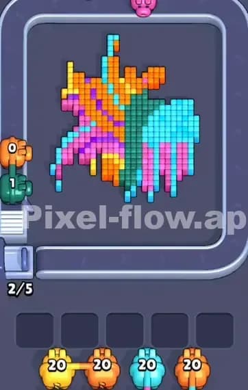 Pixel Flow Level 392 Solution 2