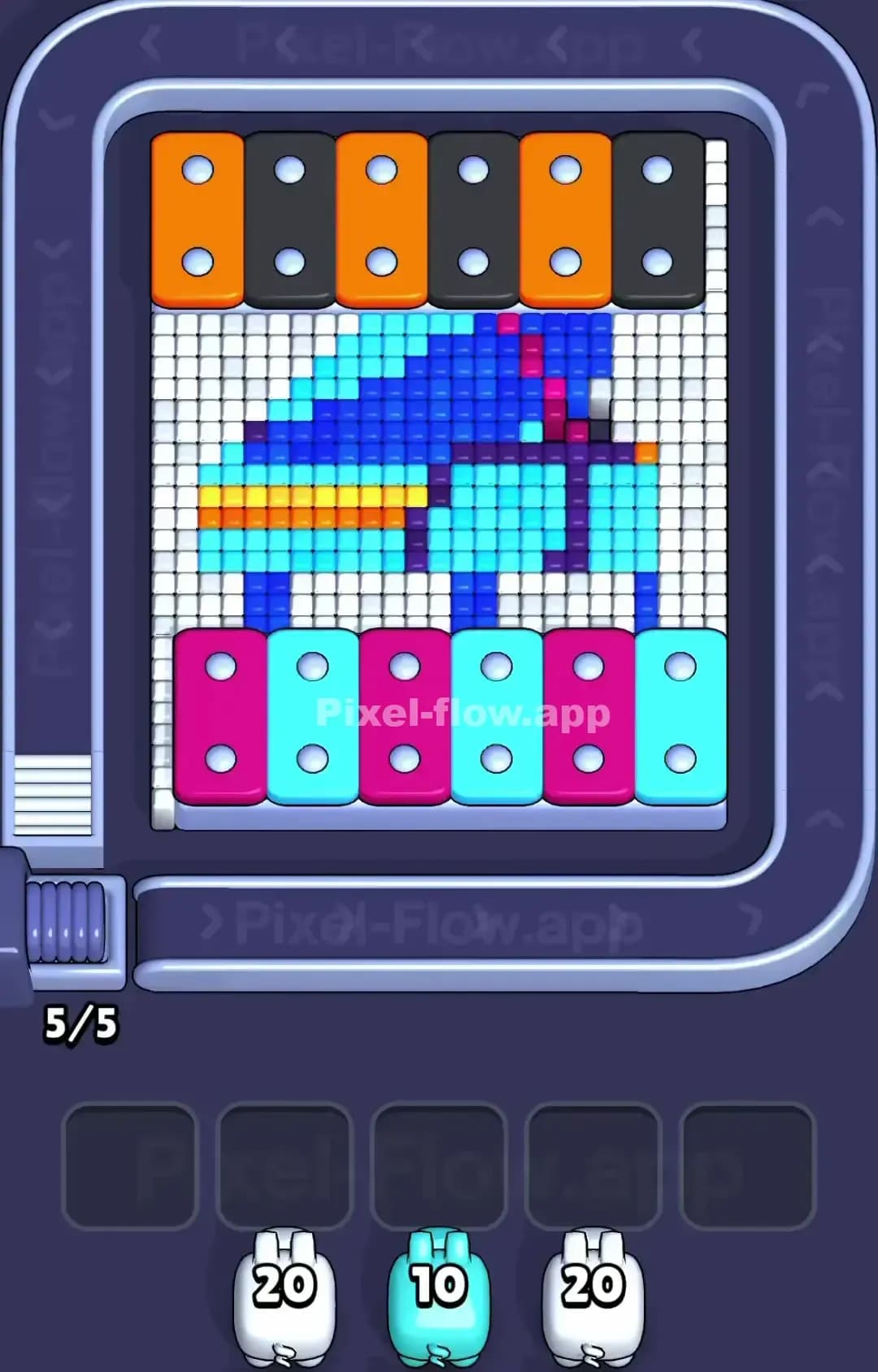 Pixel Flow Level 1402 Screenshot