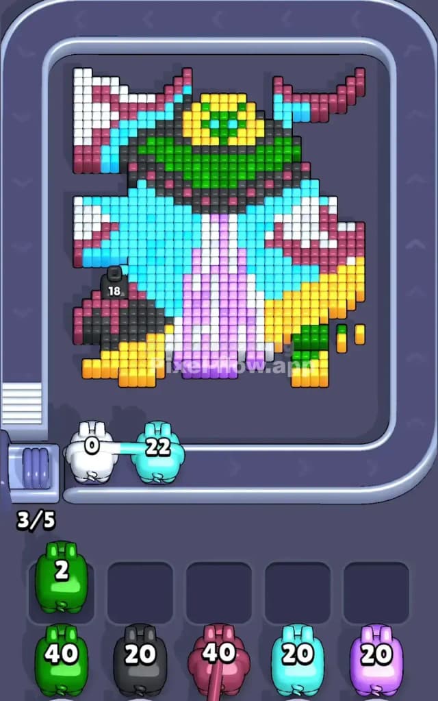 Pixel Flow Level 640 Solution 1