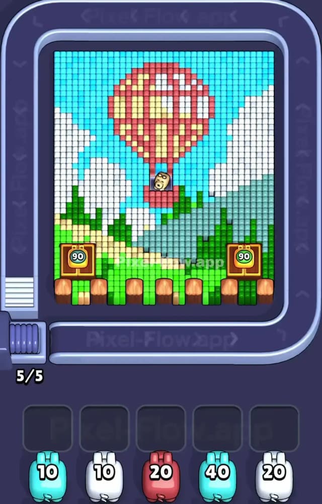 Pixel Flow Level 1330 Gameplay