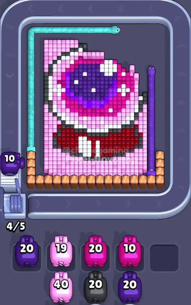 Pixel Flow Level 529 Solution 1