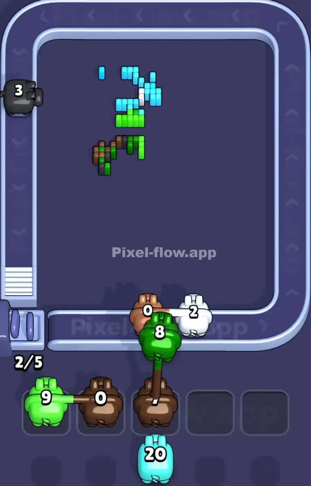 Pixel Flow Level 1013 Solution 3