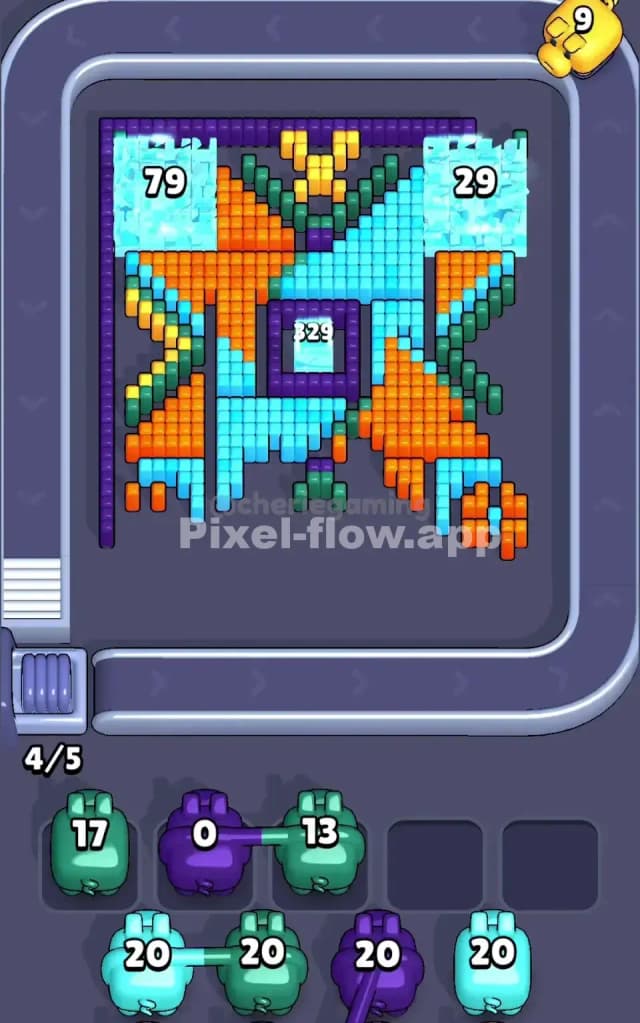 Pixel Flow Level 209 Solution 1