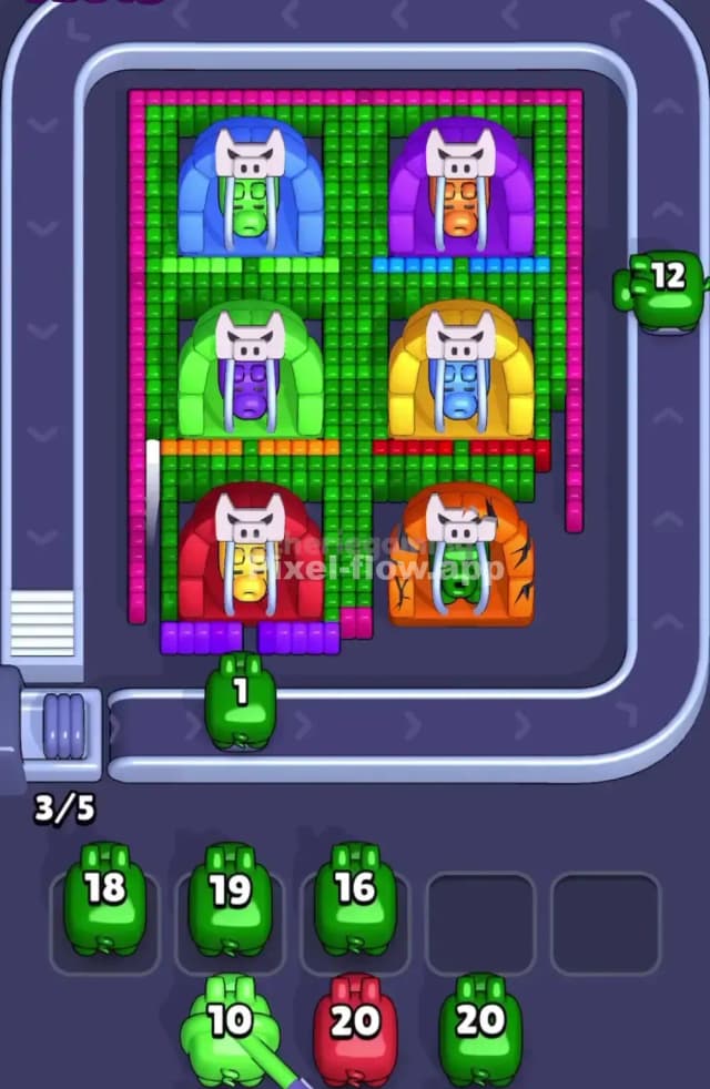Pixel Flow Level 1702 Solution 1