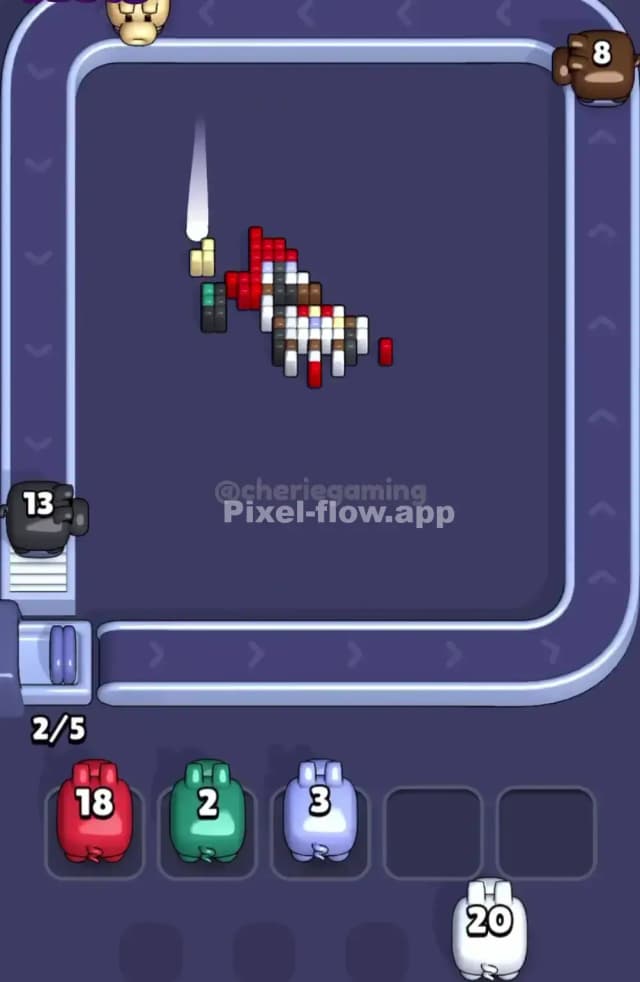 Pixel Flow Level 1734 Solution 3