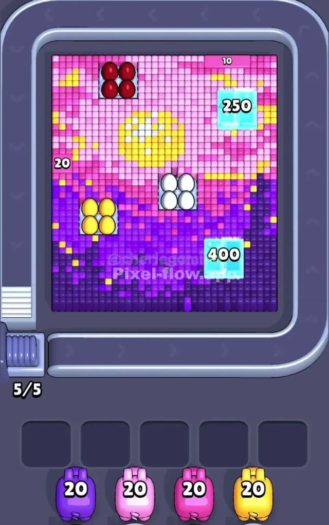 Pixel Flow Level 598 Gameplay