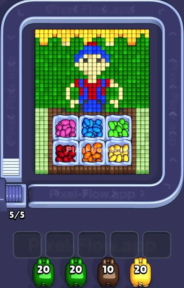 Pixel Flow Level 1309 Gameplay