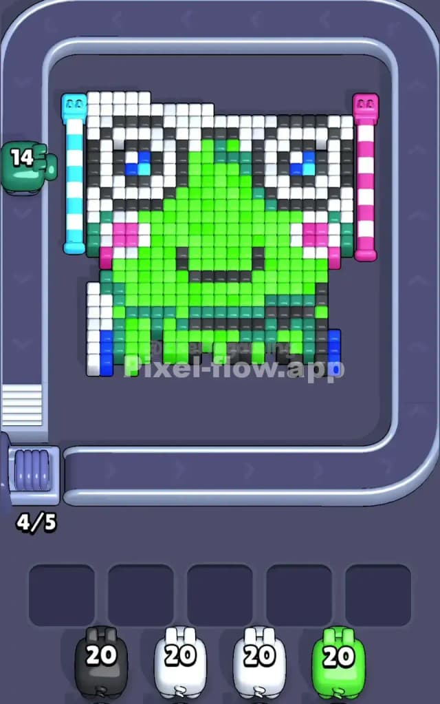 Pixel Flow Level 58 Solution 1