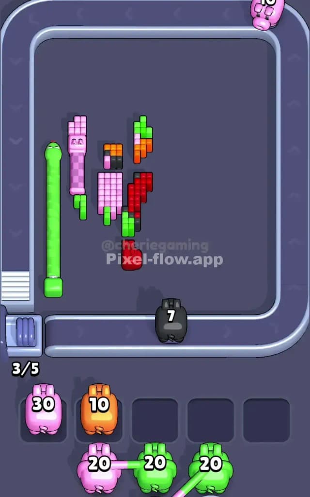 Pixel Flow Level 668 Solution 3