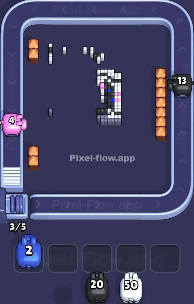 Pixel Flow Level 1102 Solution 3