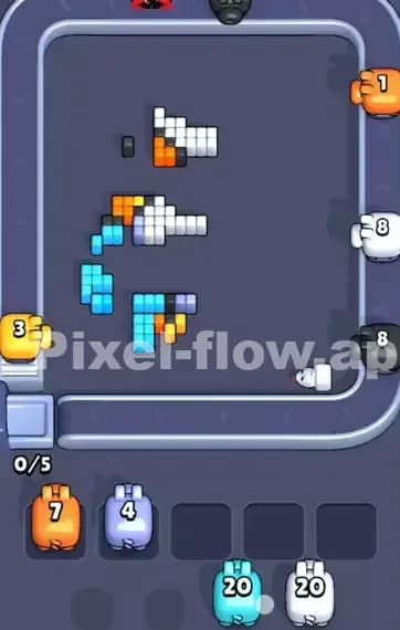 Pixel Flow Level 334 Solution 3