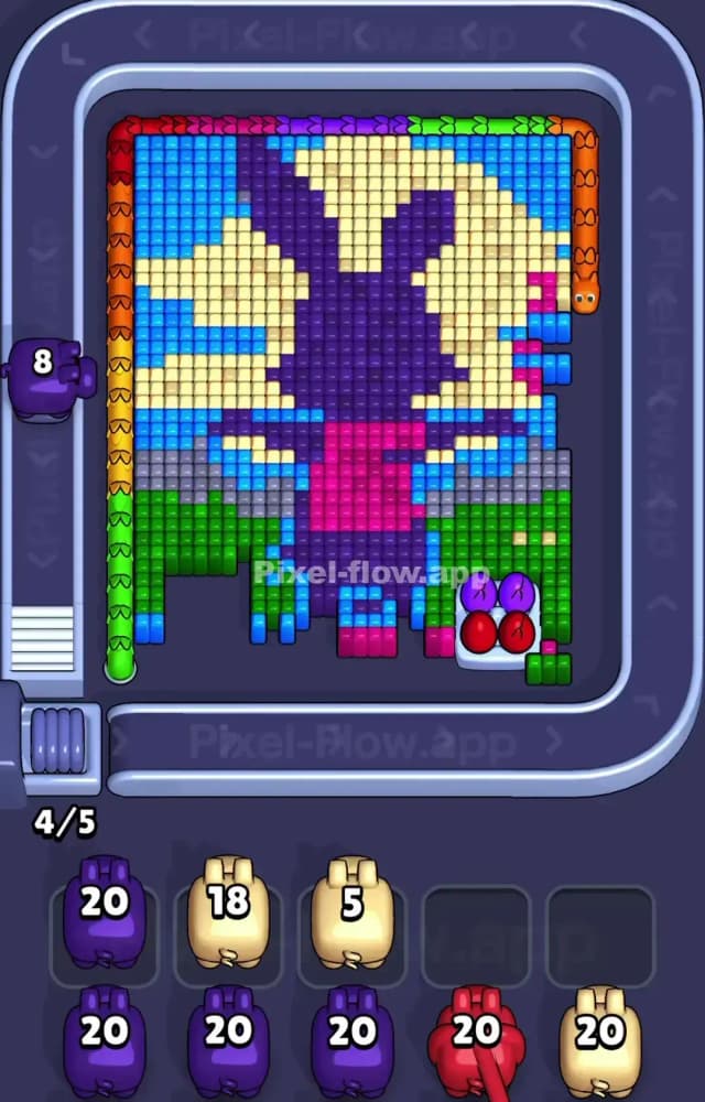 Pixel Flow Level 1393 Solution 1