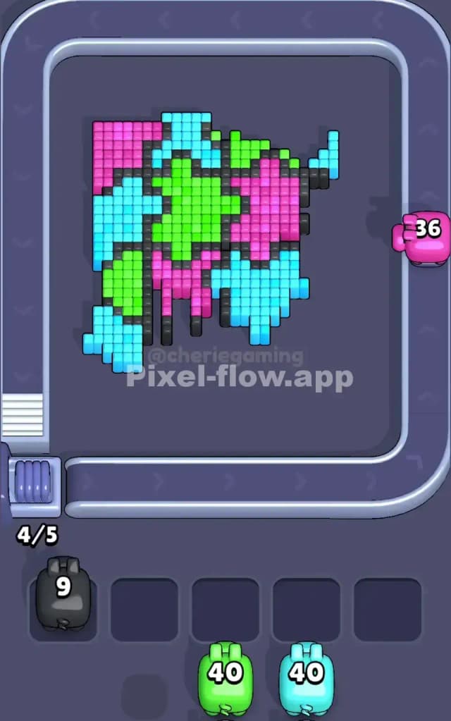Pixel Flow Level 27 Solution 2