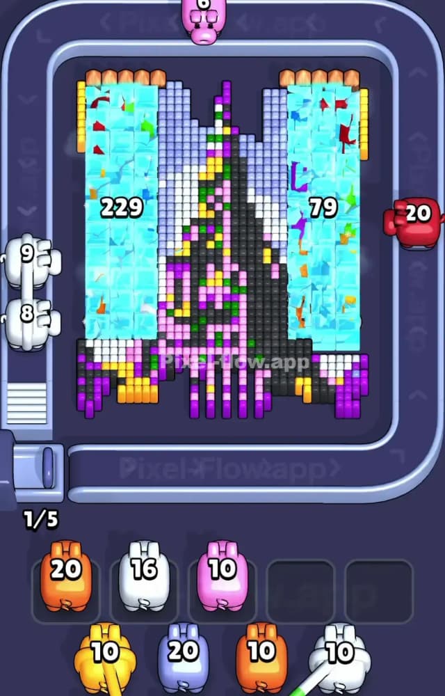 Pixel Flow Level 1277 Solution 1