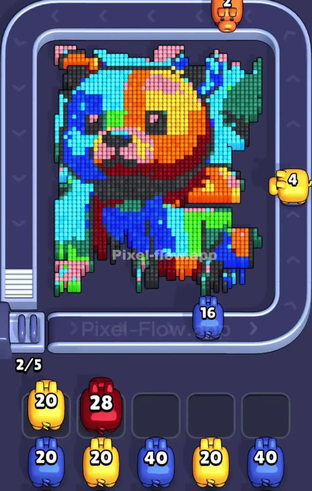Pixel Flow Level 832 Solution 1