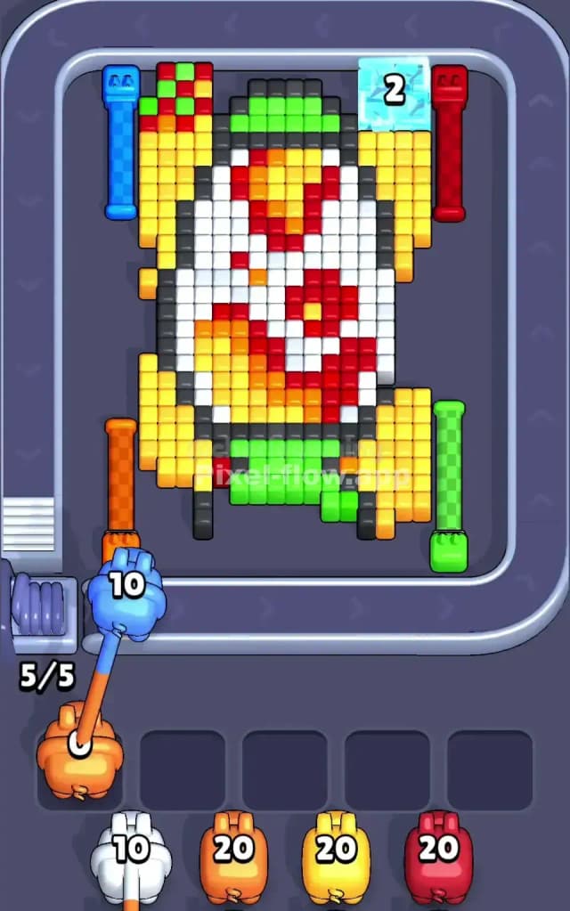 Pixel Flow Level 371 Solution 1