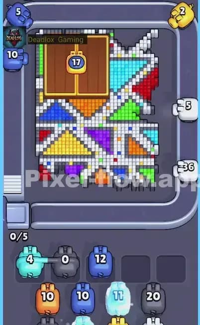 Pixel Flow Level 457 Solution 1